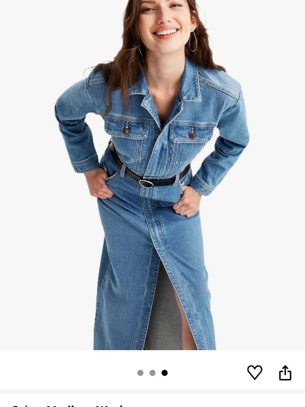 Universal Thread Light Blue Denim Dress